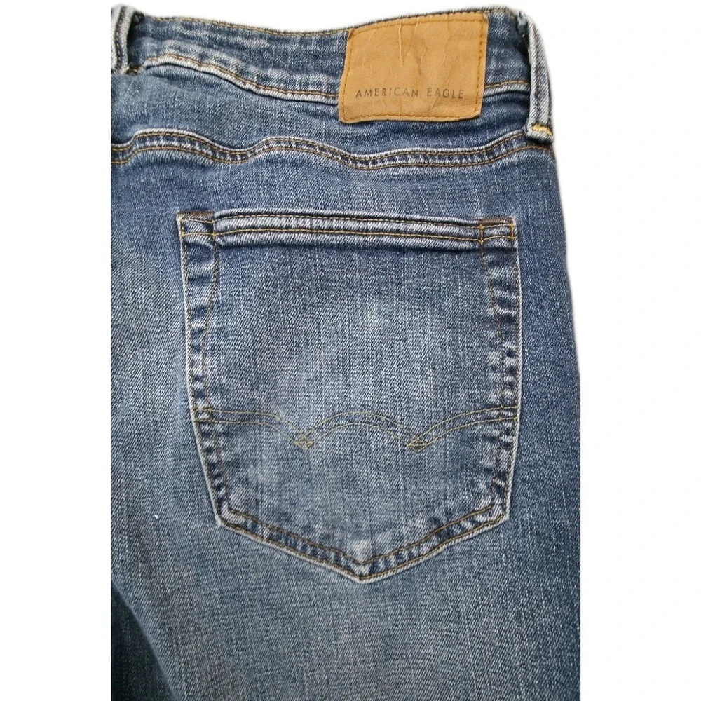 American Eagle AirFlex Original Bootcut Jeans Mens 32x34 Blue Denim